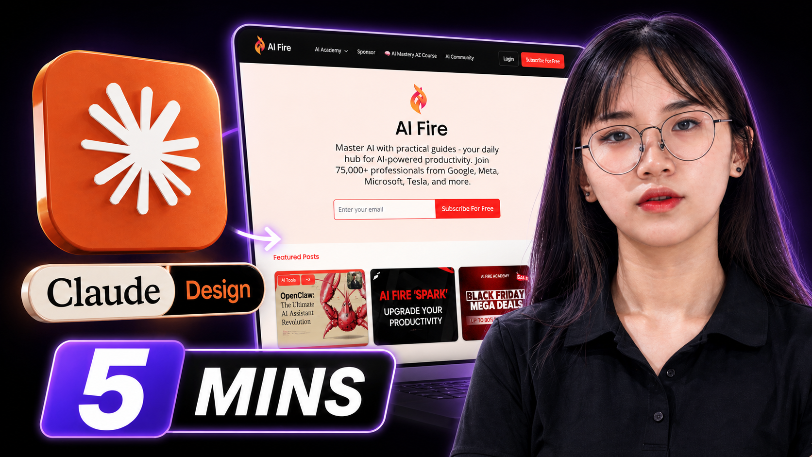 3D Website Interface in Claude Design