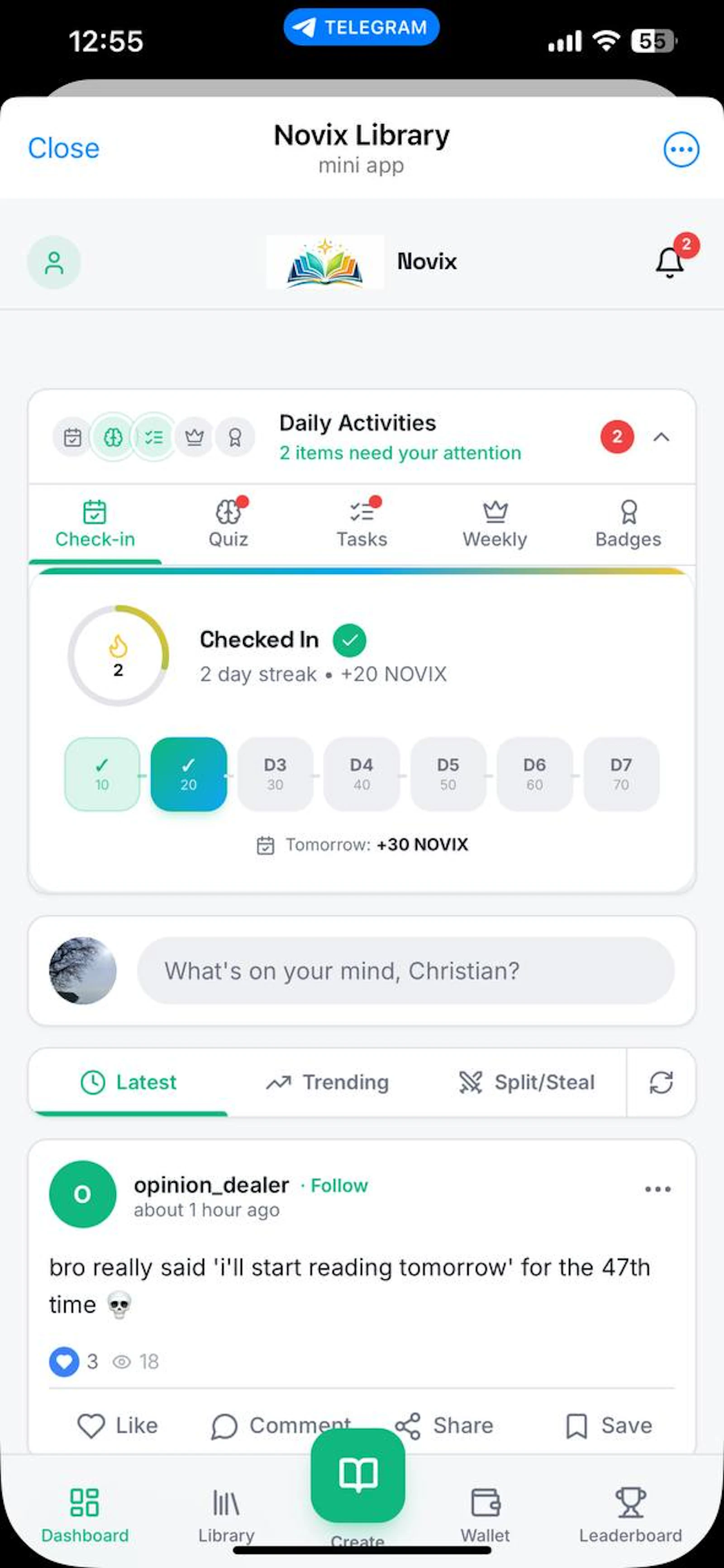 Novix Library screenshot 4