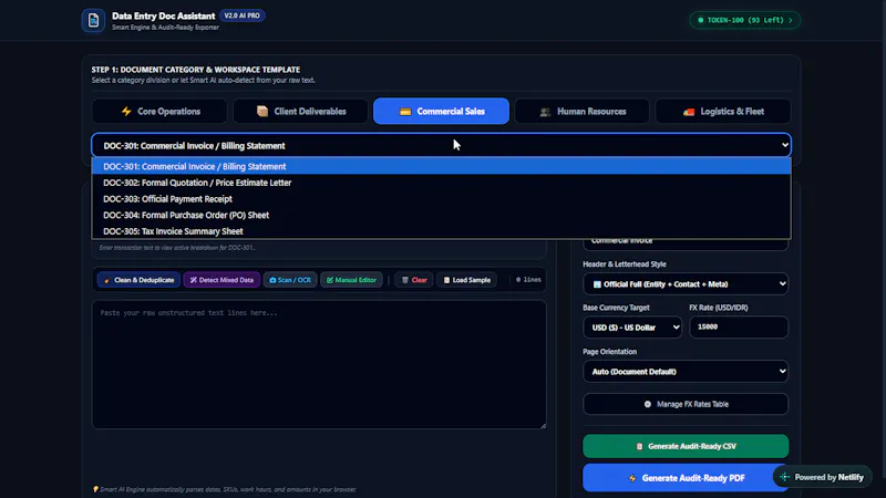 Data Entry Doc Assistant screenshot 2