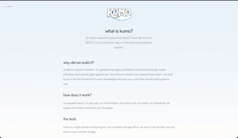 Kumo screenshot 4