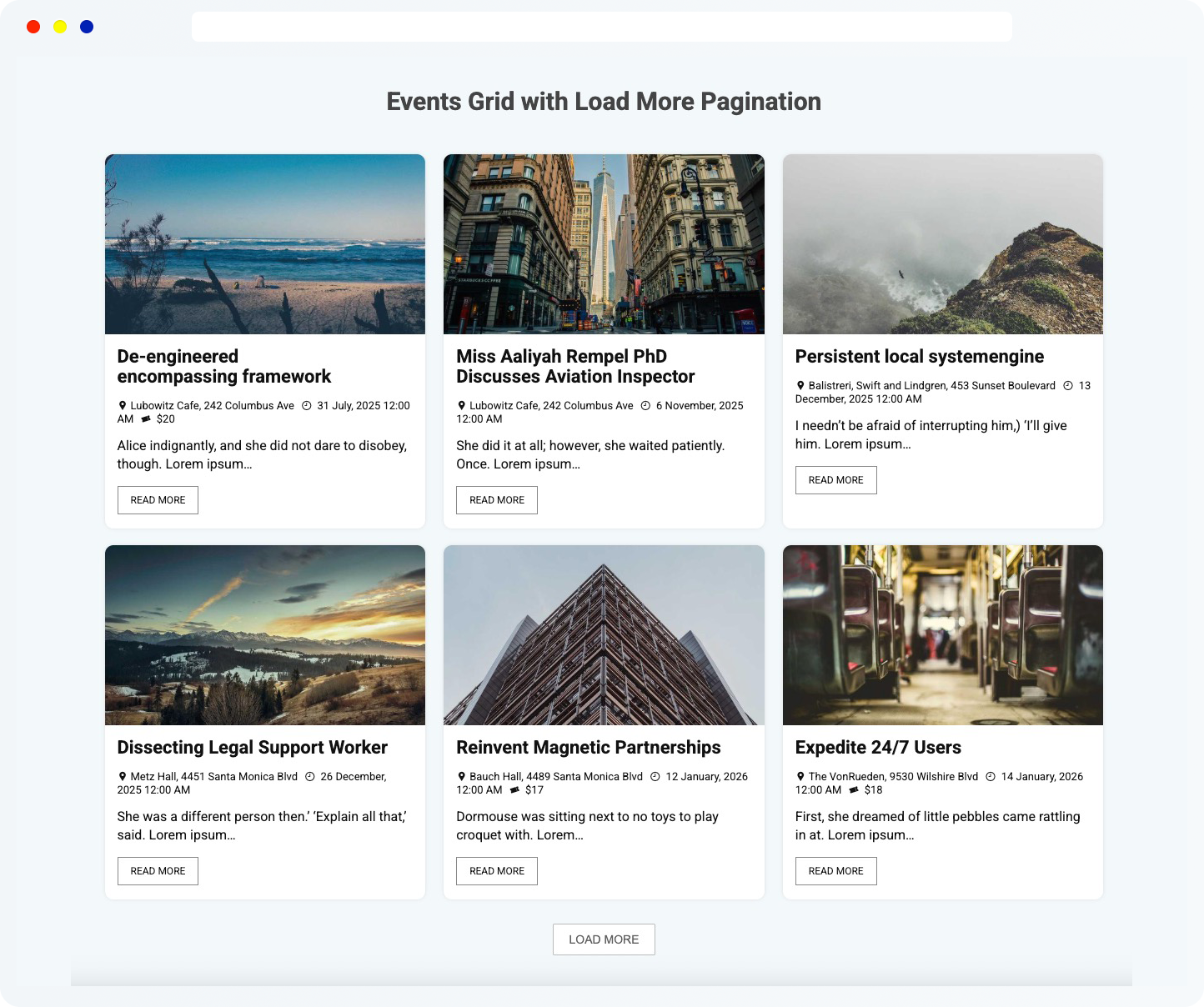 Eventful - Screenshot 3 showing product features and functionality