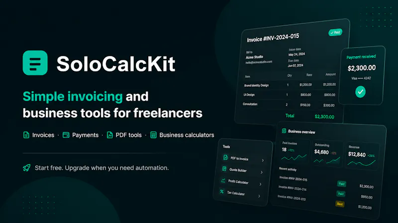 SoloCalcKit screenshot 1