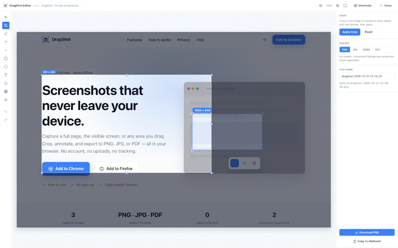Full Page Screenshot-DragShot screenshot 4