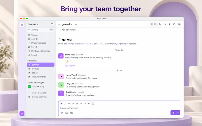 Kimpa Workspace for Business screenshot 2