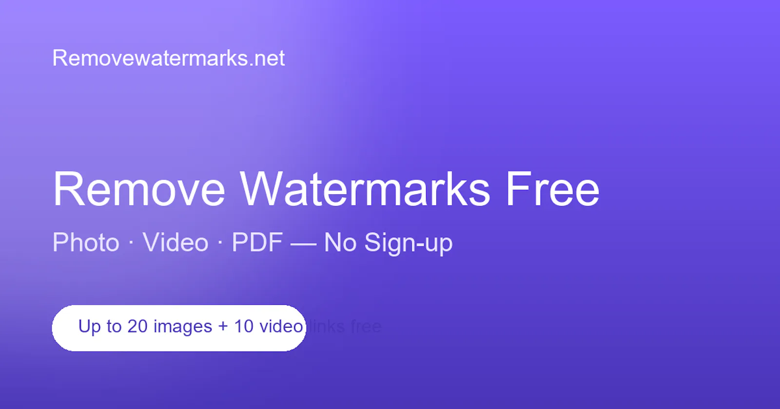 Removewatermarks.net screenshot 1