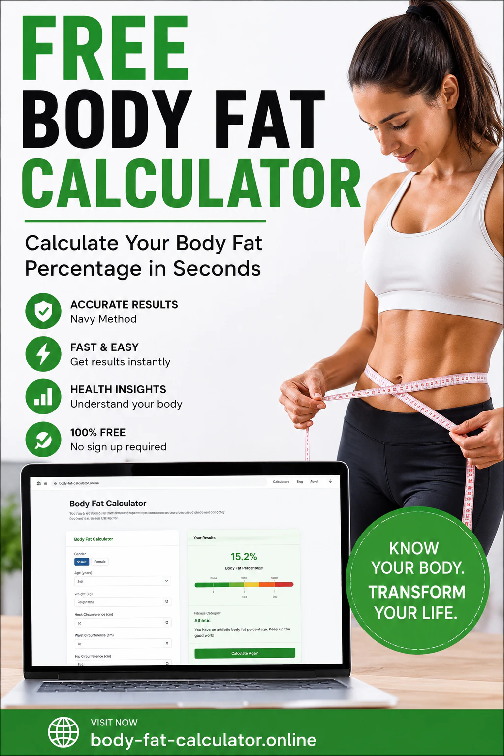 Body Fat Calculator Online