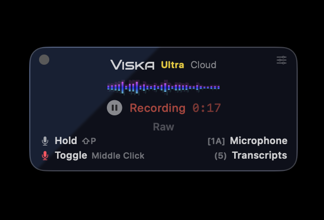 Viska - Main product screenshot demonstrating key features and user interface
