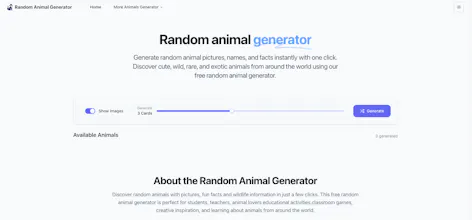 Random Animal Generator gallery image