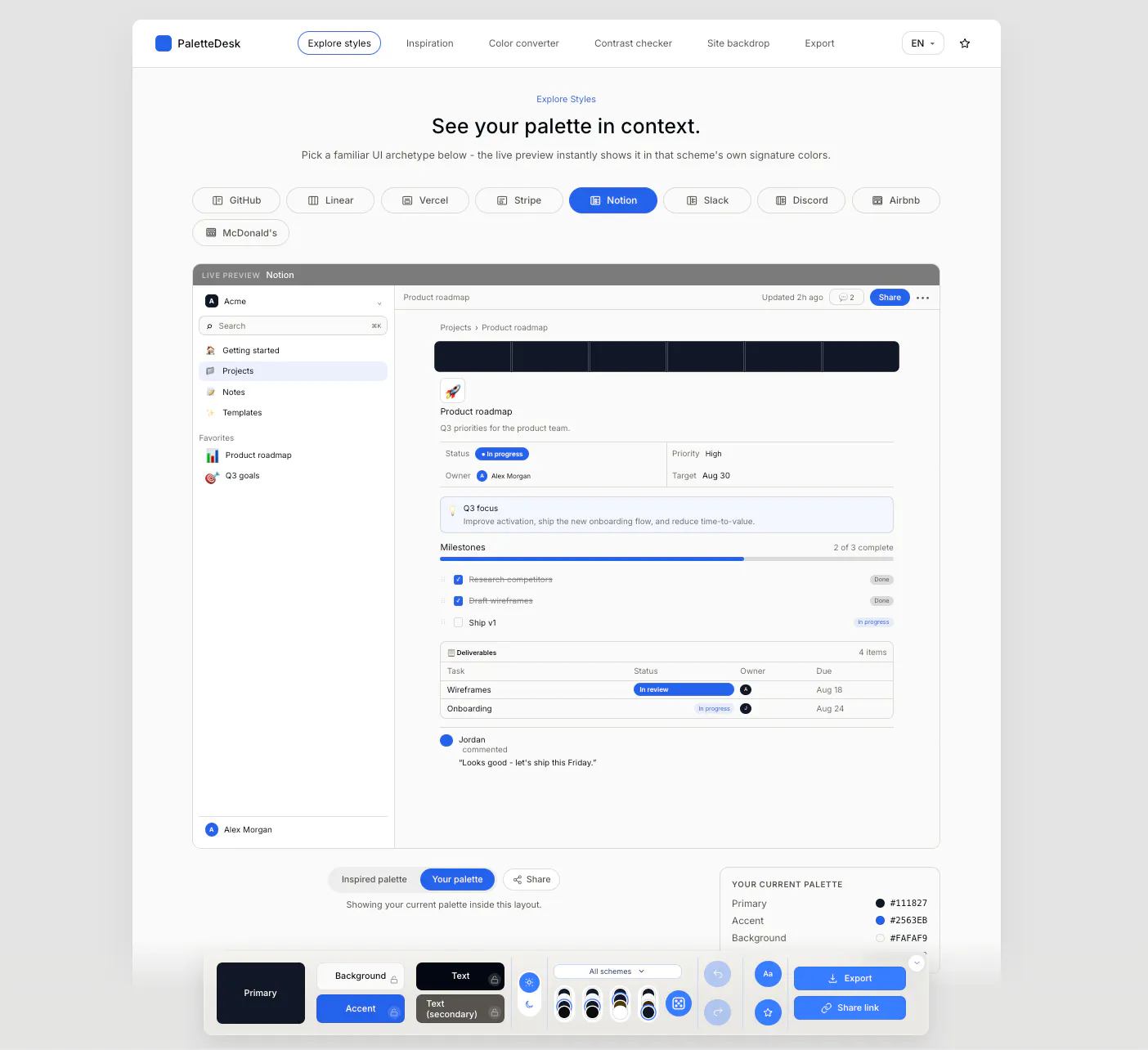 PaletteDesk gallery image