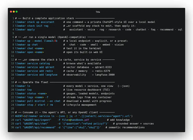llmaker screenshot 1