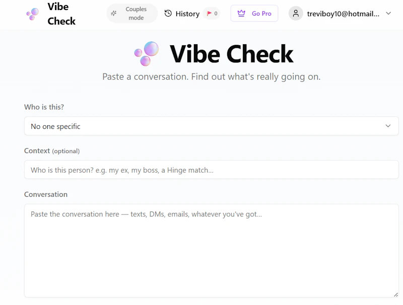 Vibe Check screenshot 2