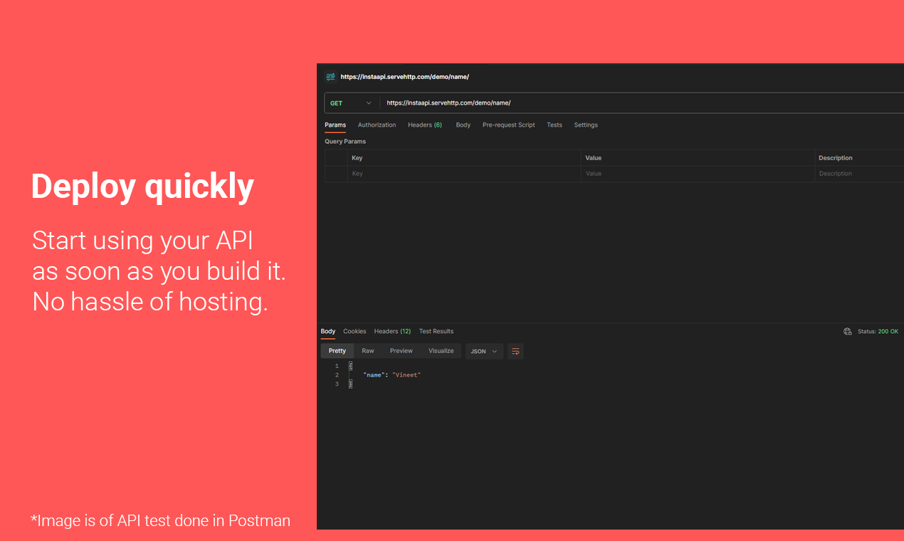 Instante - Constructor de API de bajo código media 4