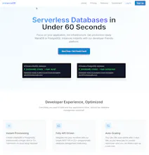 InstanceDB — Serverless Databases & API gallery image