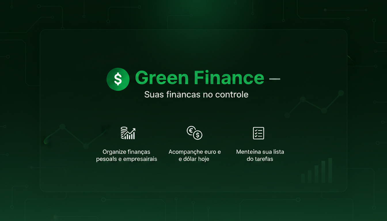 Green Finance—Suas finanças no controle gallery image