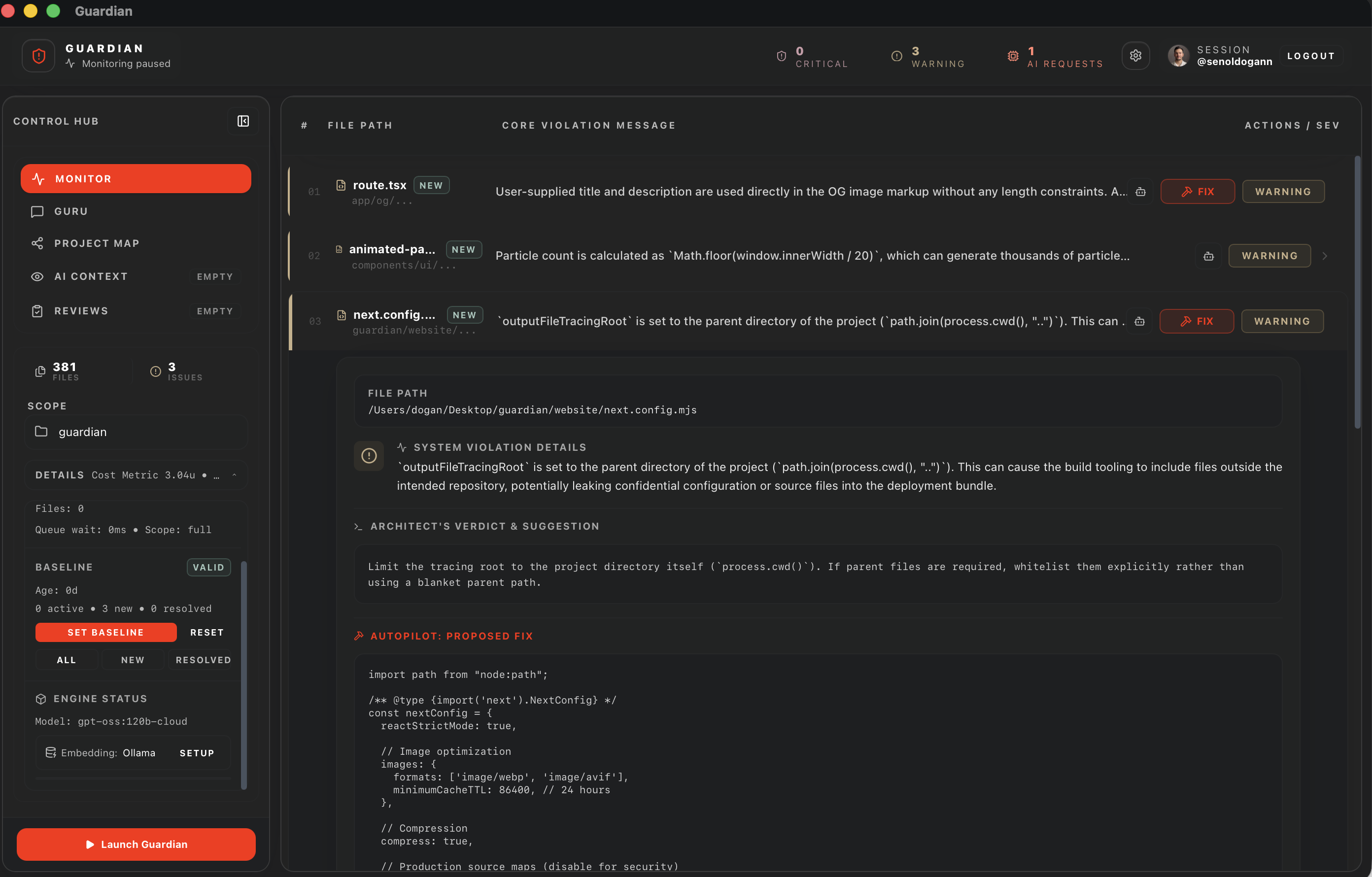 Guardian IDE gallery image