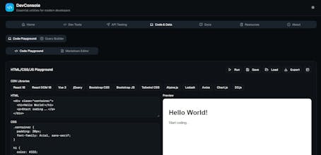 DevConsole gallery image