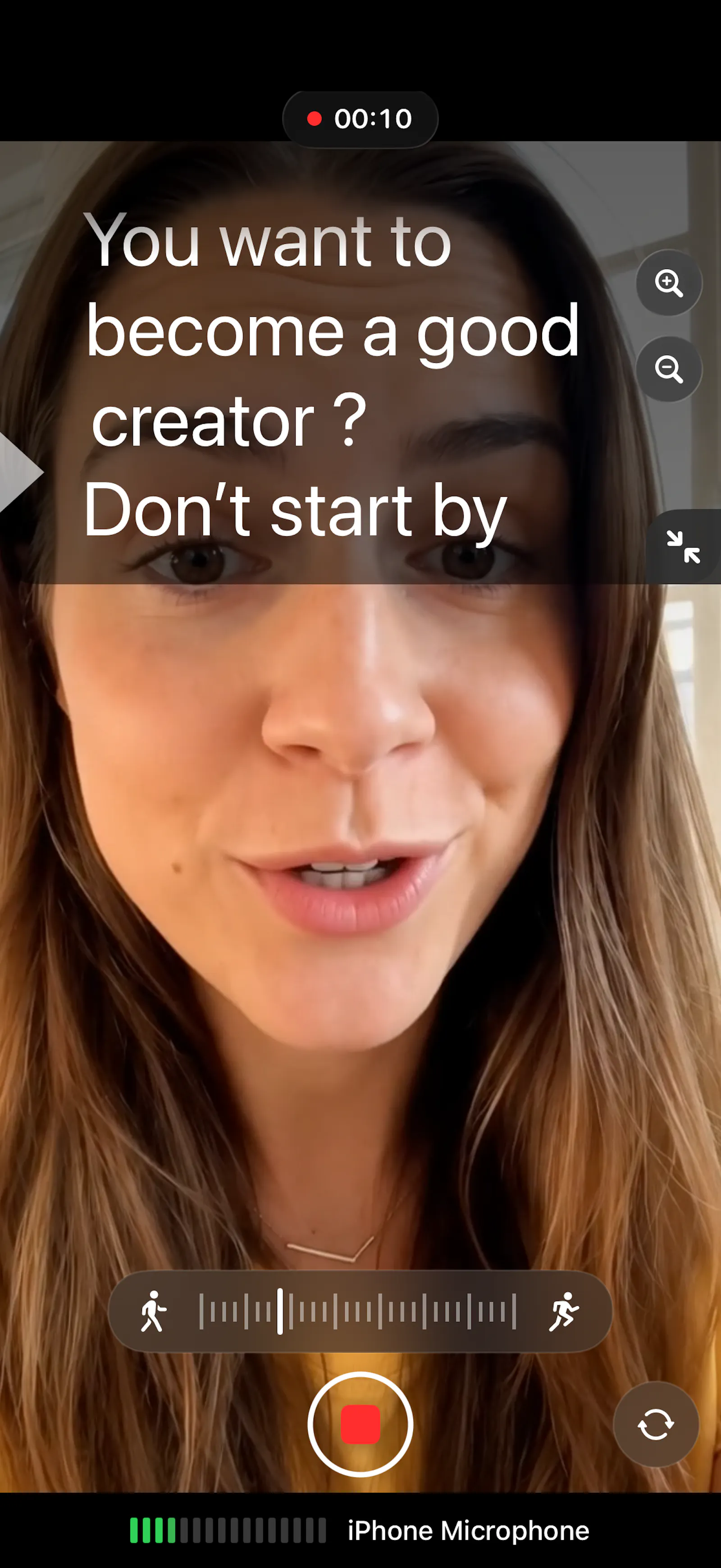 Teleprompter for video - AploCam screenshot 1