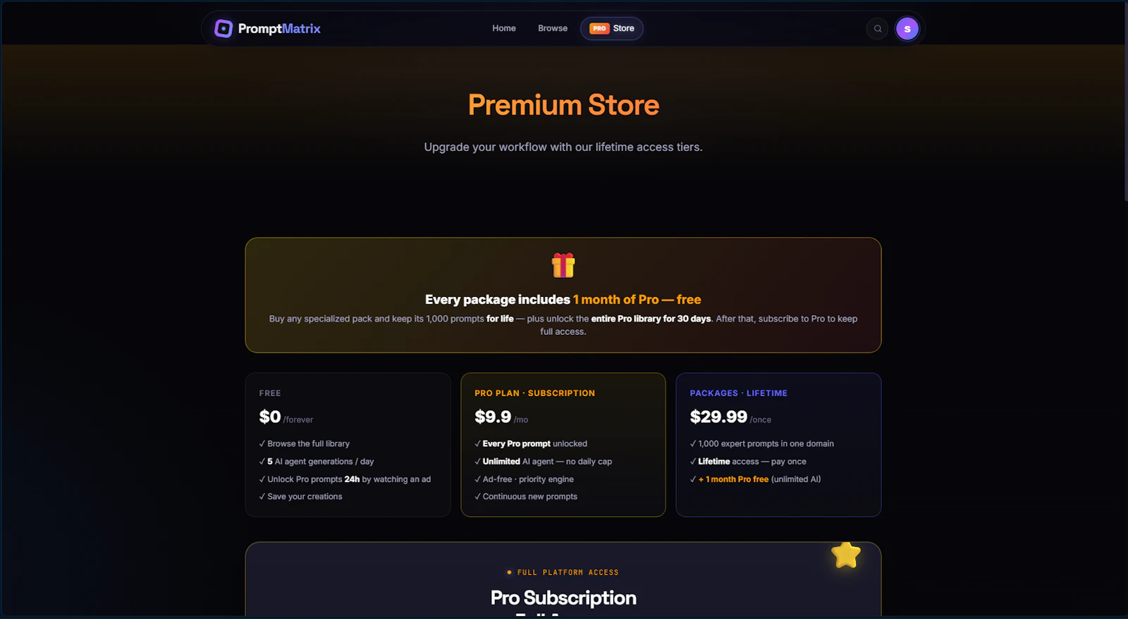 Prompts Matrix screenshot 3