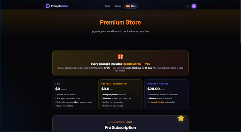 Prompts Matrix screenshot 3