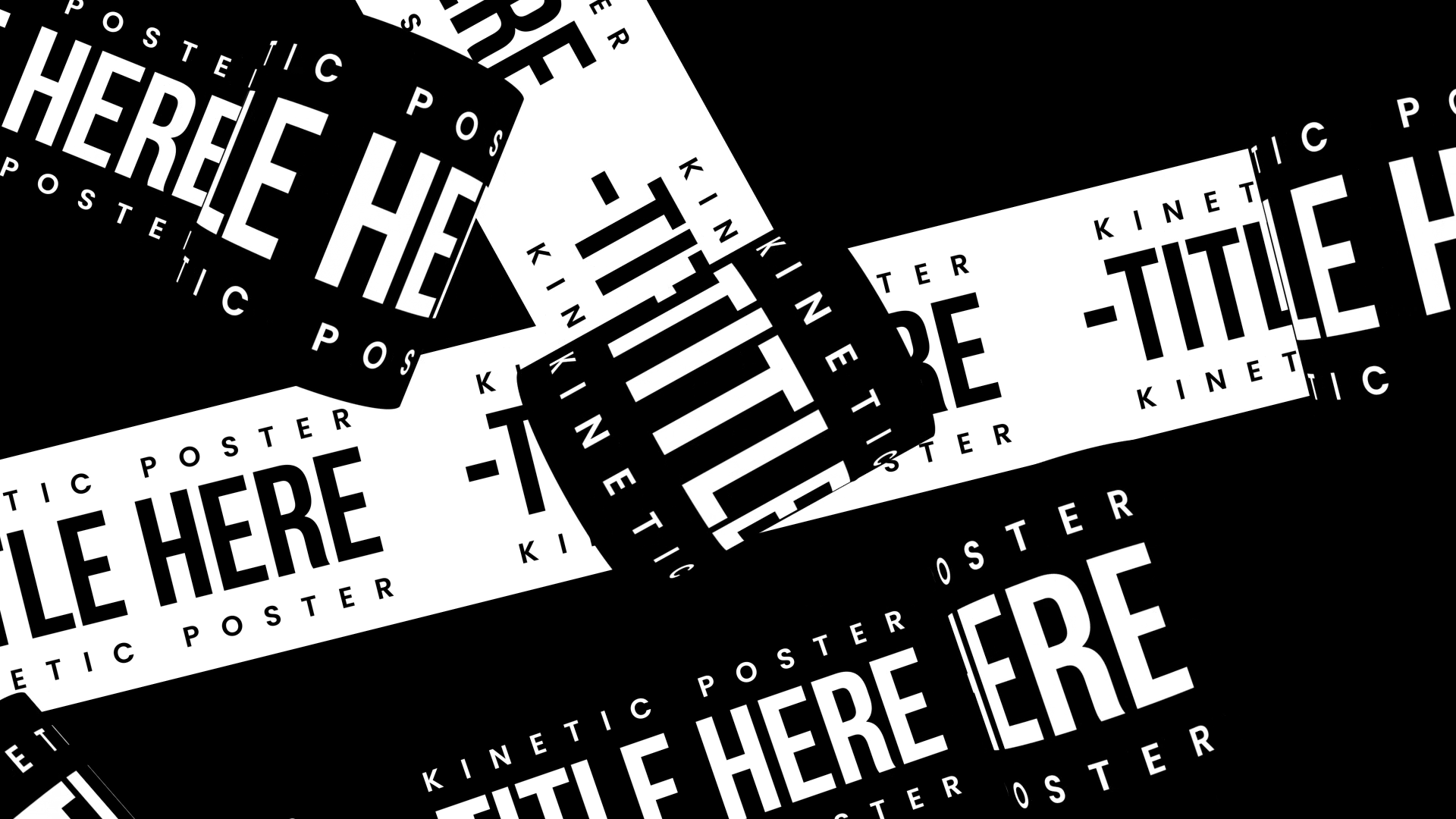 Rolling Typography Motion Graphics gallery image