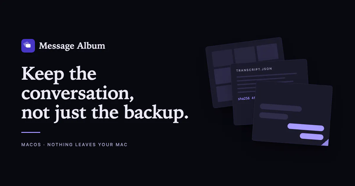Message Album screenshot 1