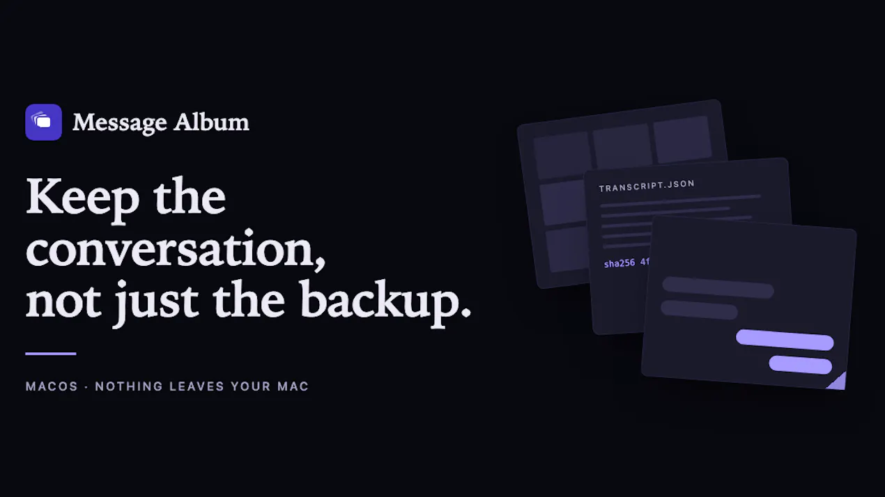 Message Album product