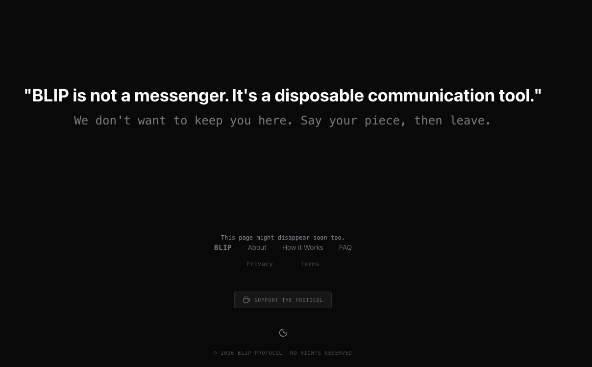 BLiP - Screenshot 2 showing product features and functionality
