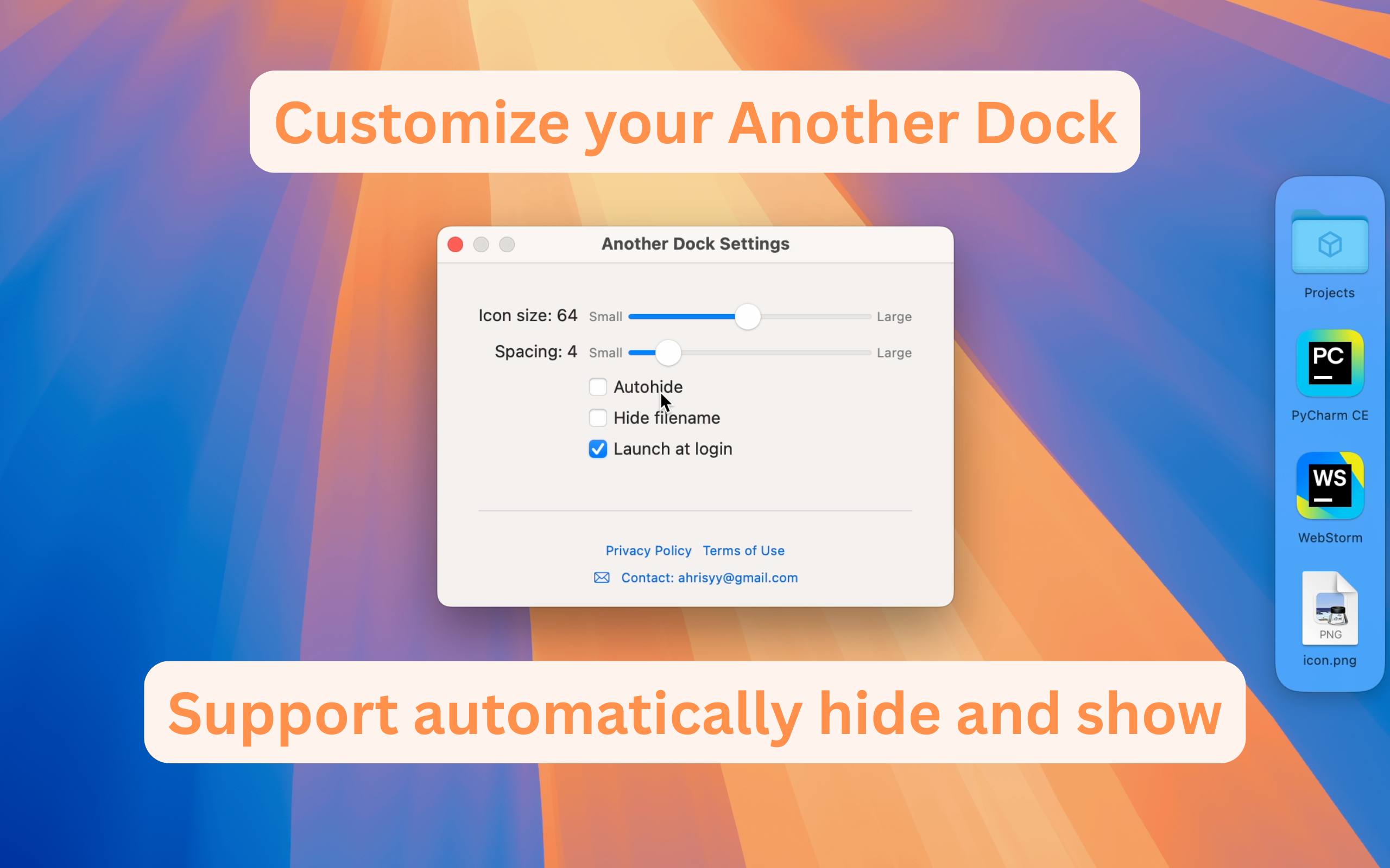 Otro muelle - Un segundo muelle elegante de estilo nativo para Mac media 6