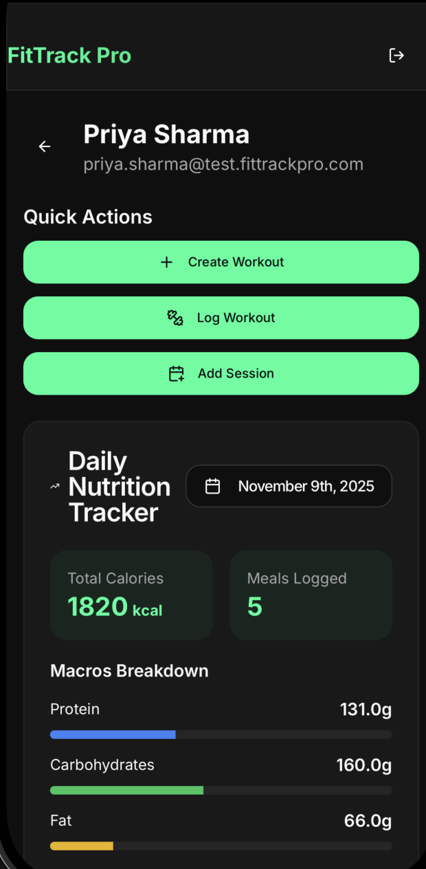 FitTrack Pro - Screenshot 4 preview