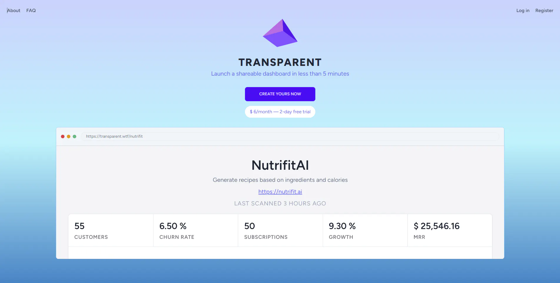 Transparent.build gallery image