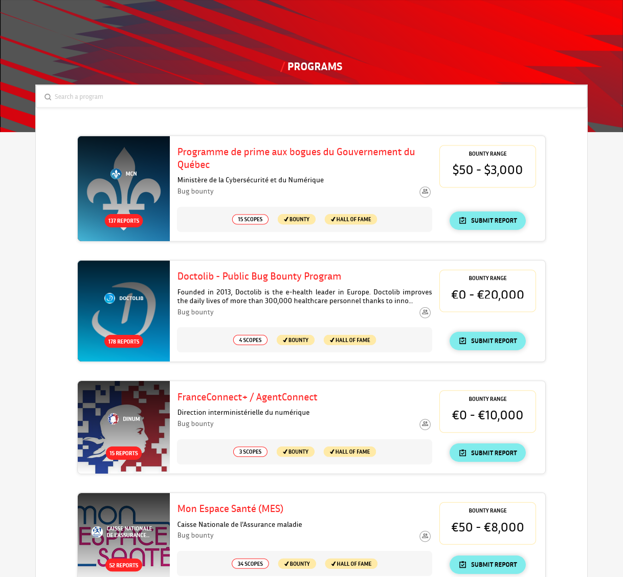 YesWeHack gallery image