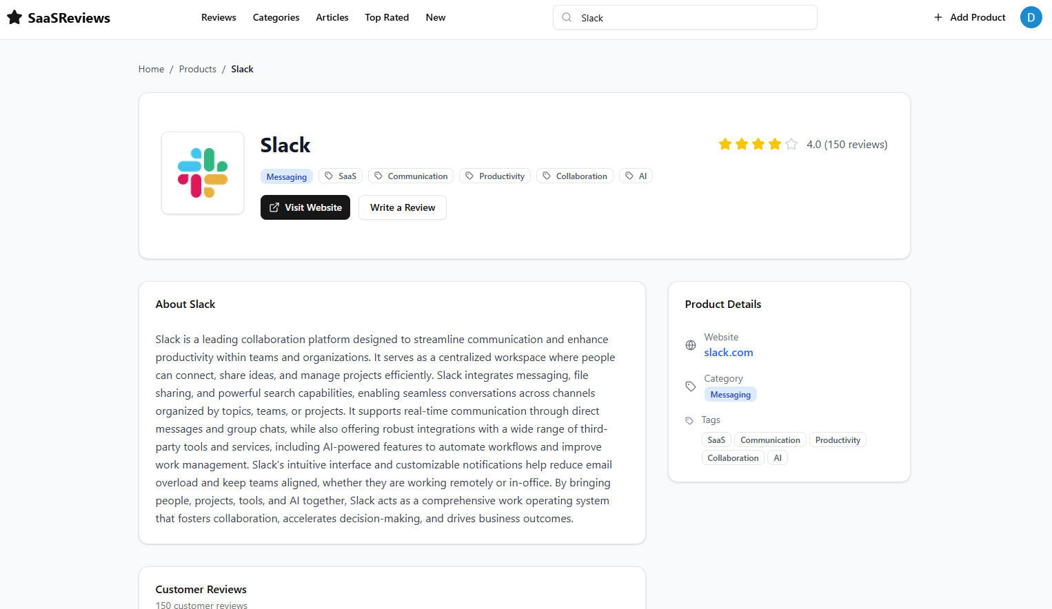 SaaSReviews gallery image