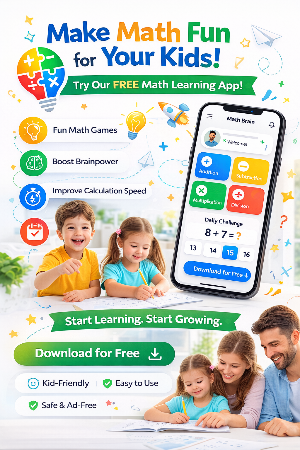 Math Puzzles - Brain Training App gallery image