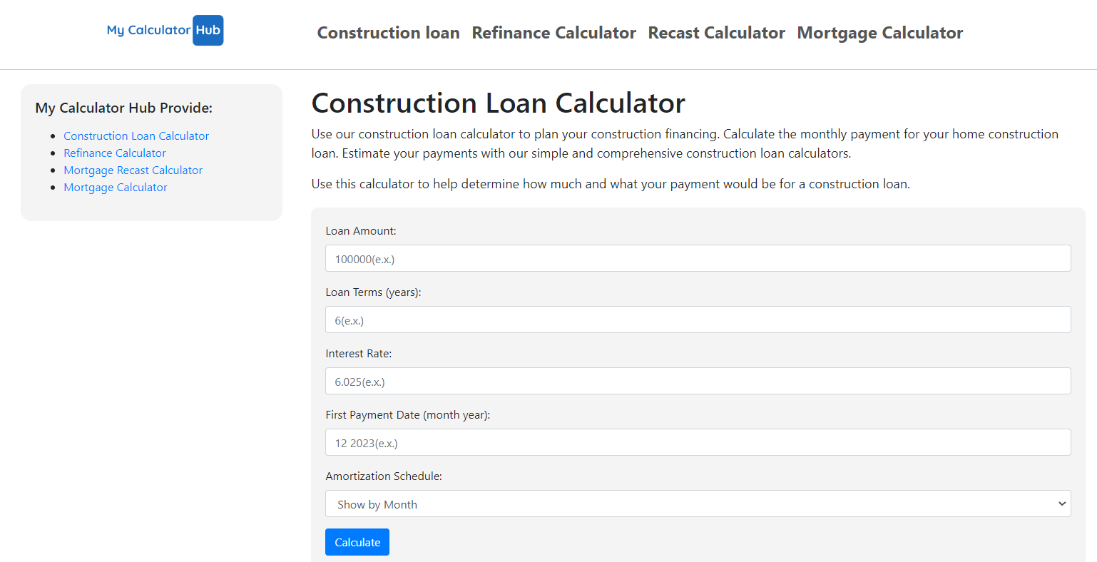 Loan and Mortgage Calculator Product Information Latest Updates