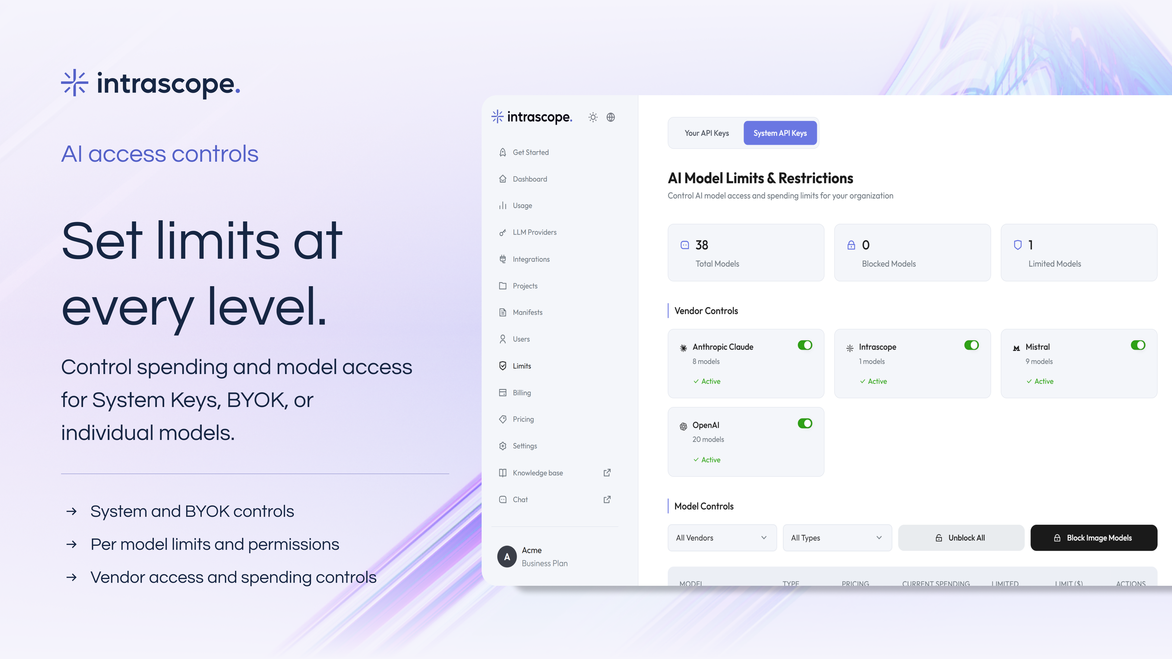 Intrascope: BYOK + Managed AI for Teams gallery image