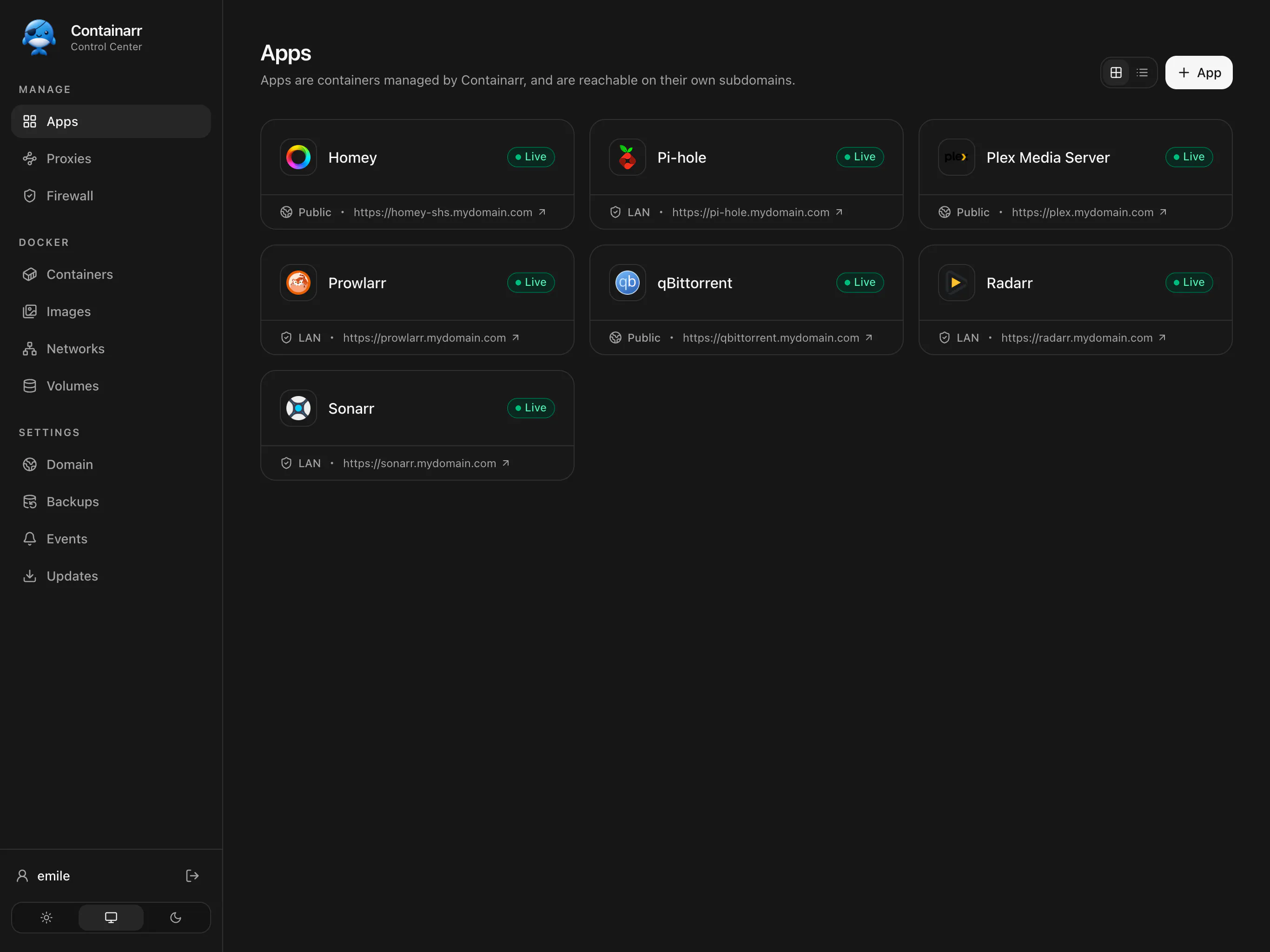 Containarr gallery image