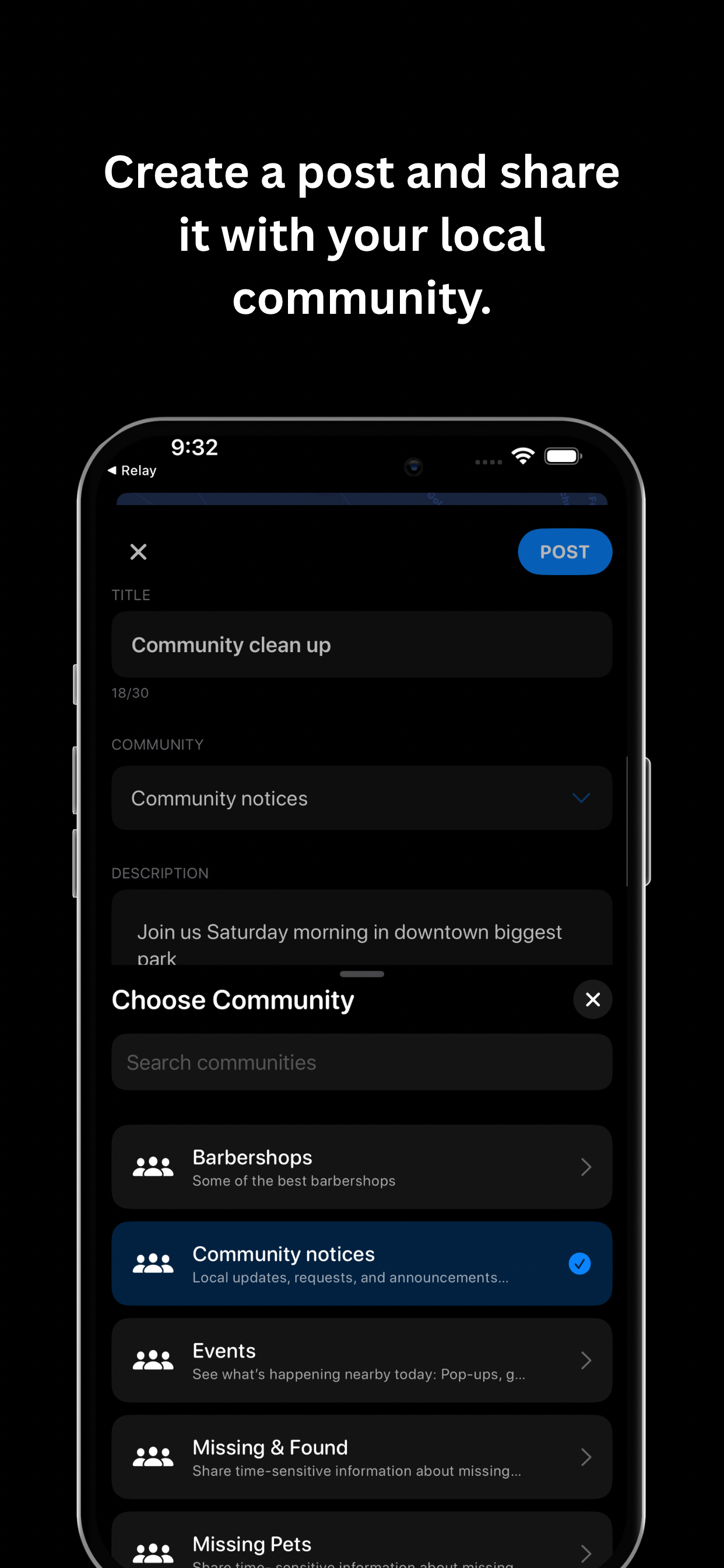 Tack: Community Map - Screenshot 2 showing product features and functionality