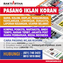 pasang iklan koran gallery image