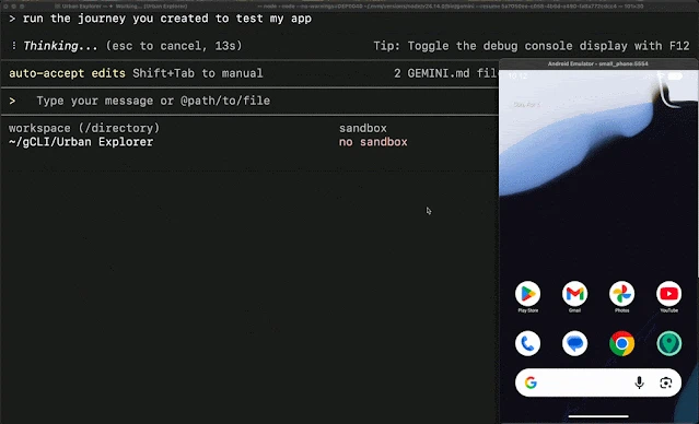 Android CLI screenshot 2