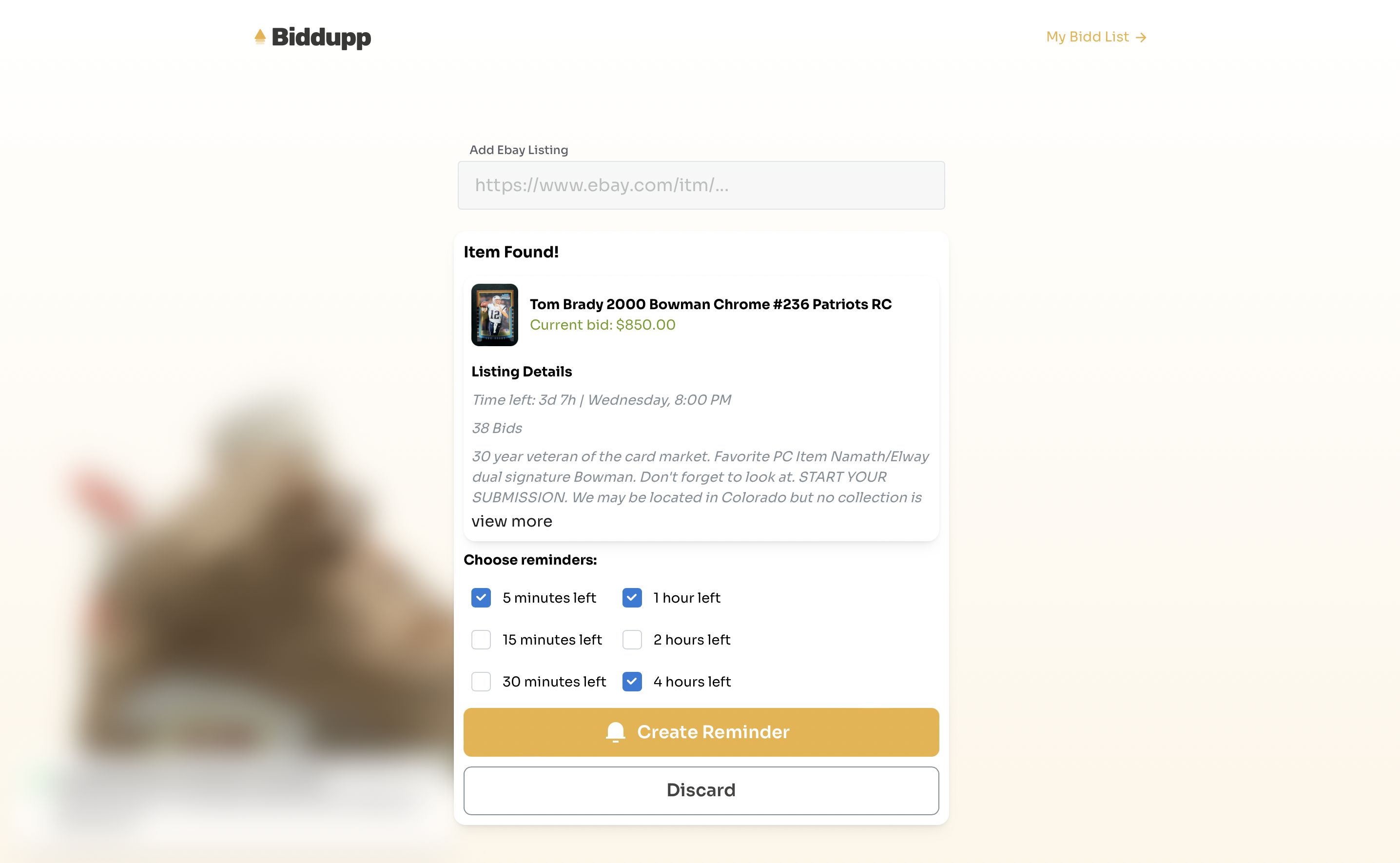 การเสนอราคา - กำหนดเวลา SMS ข้อความแจ้งเตือนสำหรับการประมูล eBay media 3
