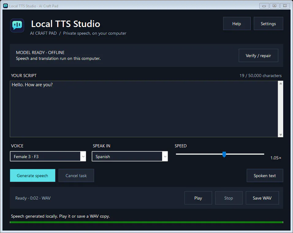 Local TTS Studio gallery image
