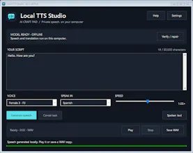 Local TTS Studio gallery image