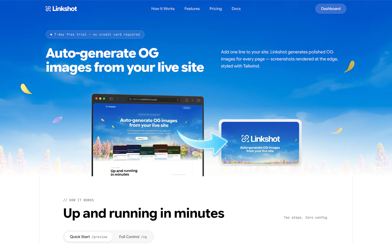 Linkshot — OG Images for Your Website screenshot 1