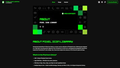 The Pixel Icon Library gallery image