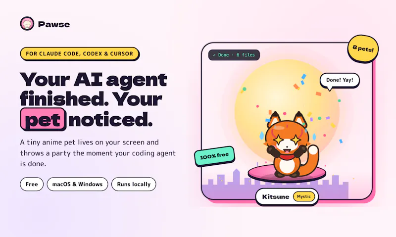 Pawse screenshot 1