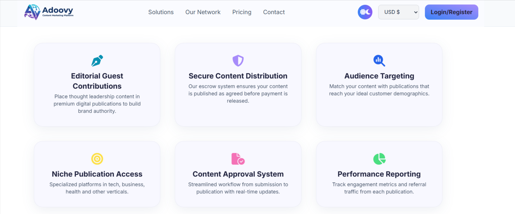 Adoovy - Main product screenshot demonstrating key features and user interface