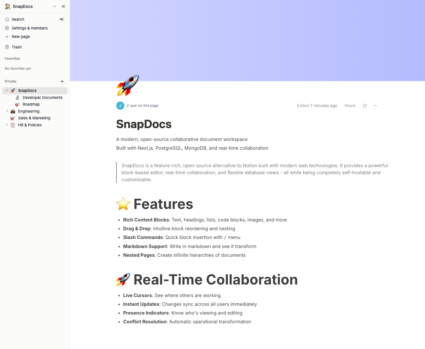 Média Snapdocs - Espace de travail du document open source, vous pouvez vous auto-héberger 3
