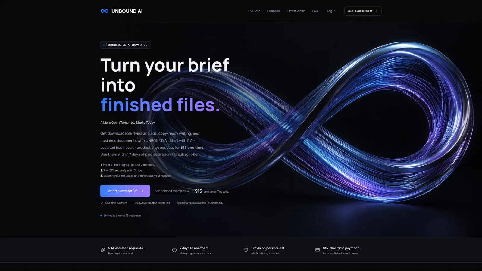 UNBOUND AI Founders Beta screenshot 2