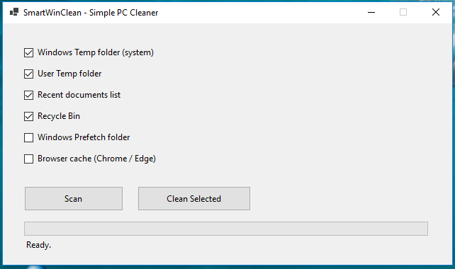 SmartWinClean - Main product screenshot demonstrating key features and user interface