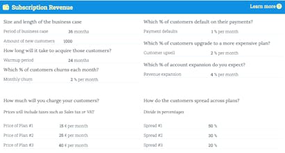 Business Case Calculator gallery image